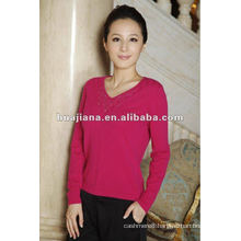 fashion style for women 100% cashmere sweater